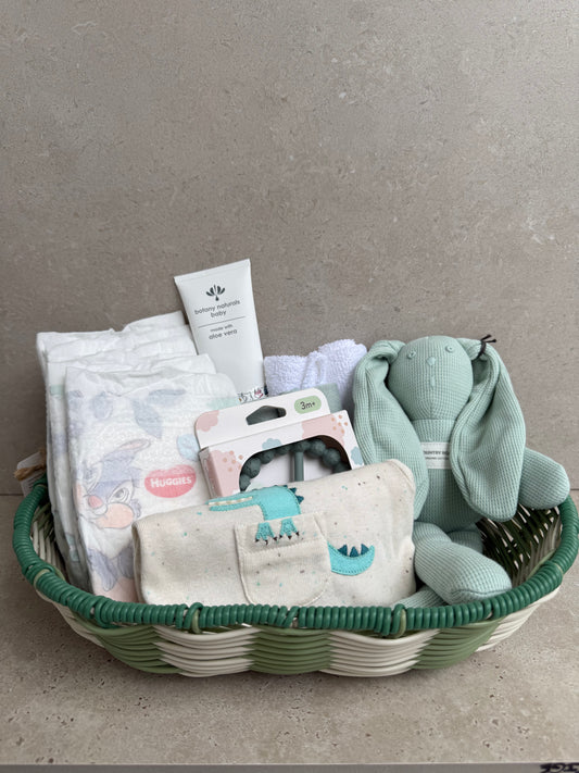 Dino baby hamper